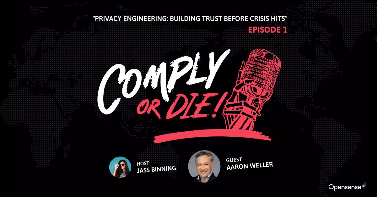 Featured podcast image: Privacy Engineering - Building Trust Before Crisis Hits with Aaron Weller of HP - Data governance and privacy by design