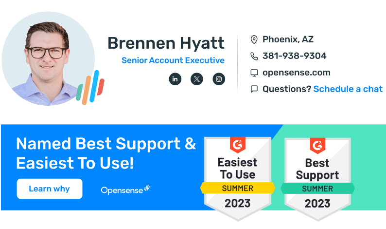 Build pipeline email signature banner - Establish credibility