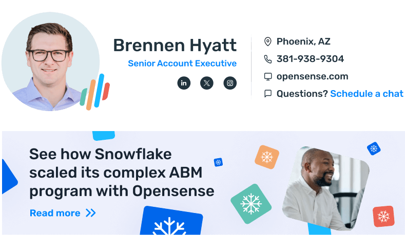 Build pipeline email signature banner - Highlight case studies