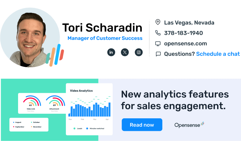 Customer expansion email signature banner - Announce product releases