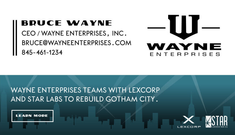 Build audience awareness email signature banner - Batman themed announcement promotion