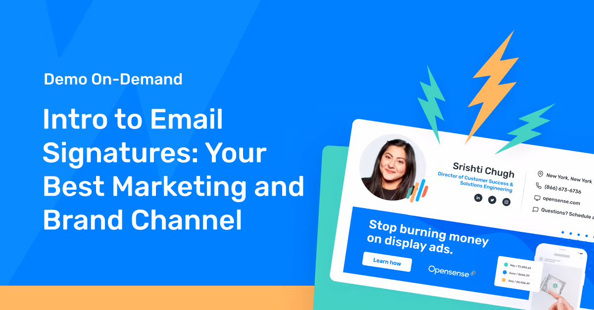 Intro to Email Signatures: Your Best Marketing and Brand Channel
