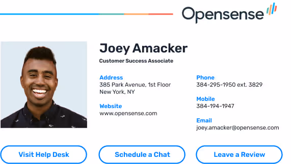 email signature templates from Opensense example 7