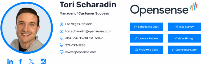 email signature templates from Opensense example 18